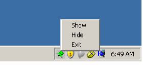 GPS Set Time in System Tray